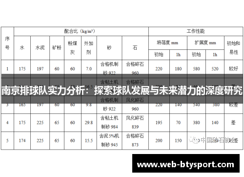 南京排球队实力分析：探索球队发展与未来潜力的深度研究