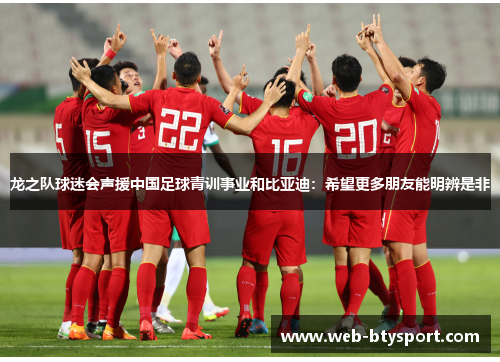 龙之队球迷会声援中国足球青训事业和比亚迪：希望更多朋友能明辨是非